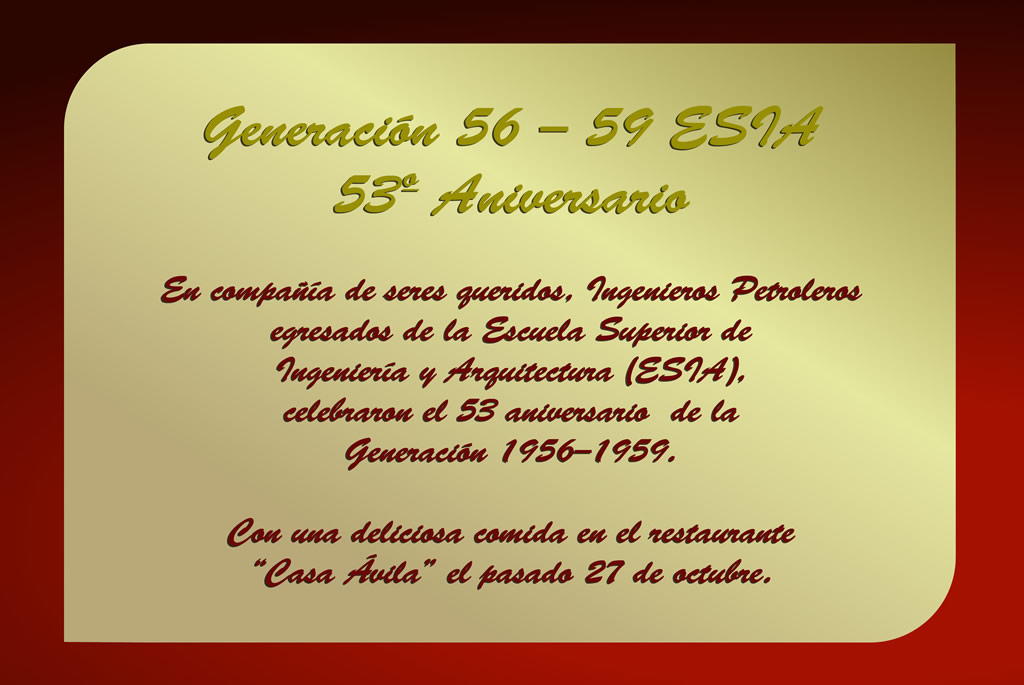 Generación 56-59 ESIA